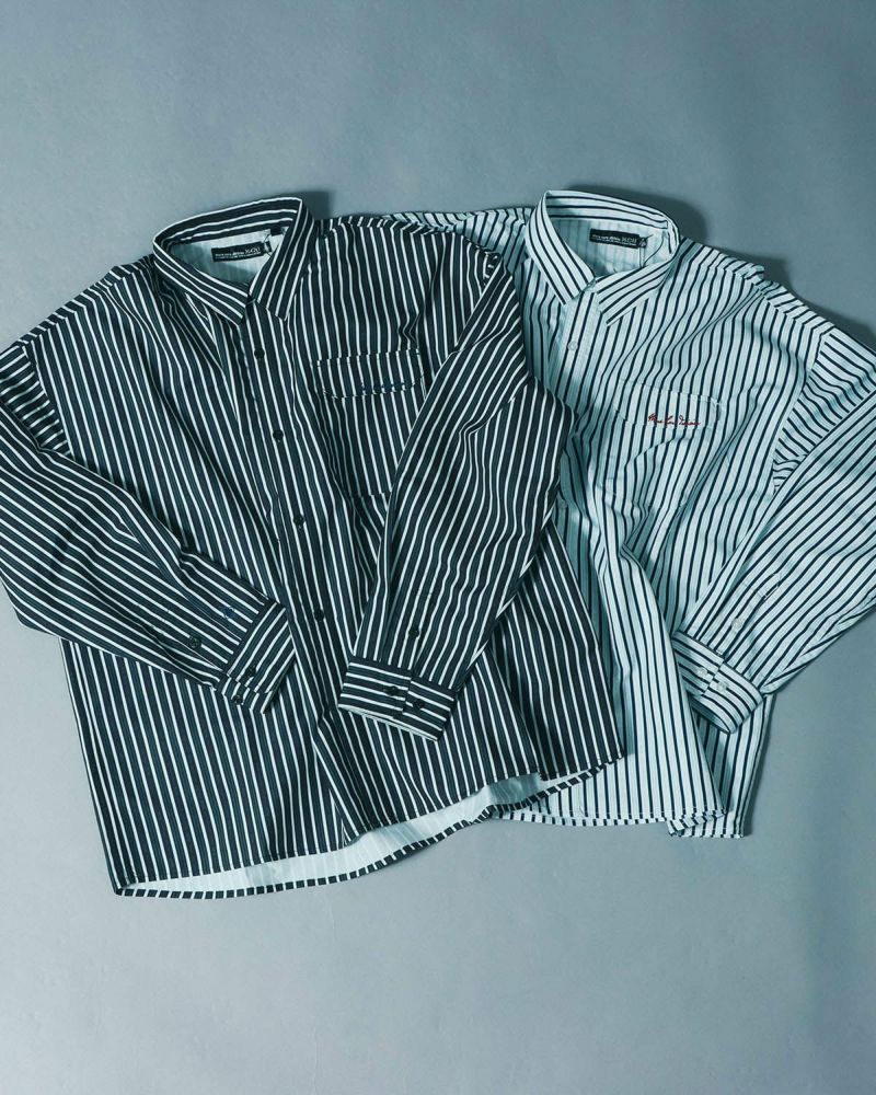 MCD] ビッグシルエット ストライプ シャツ | PEET ONLINE STORE