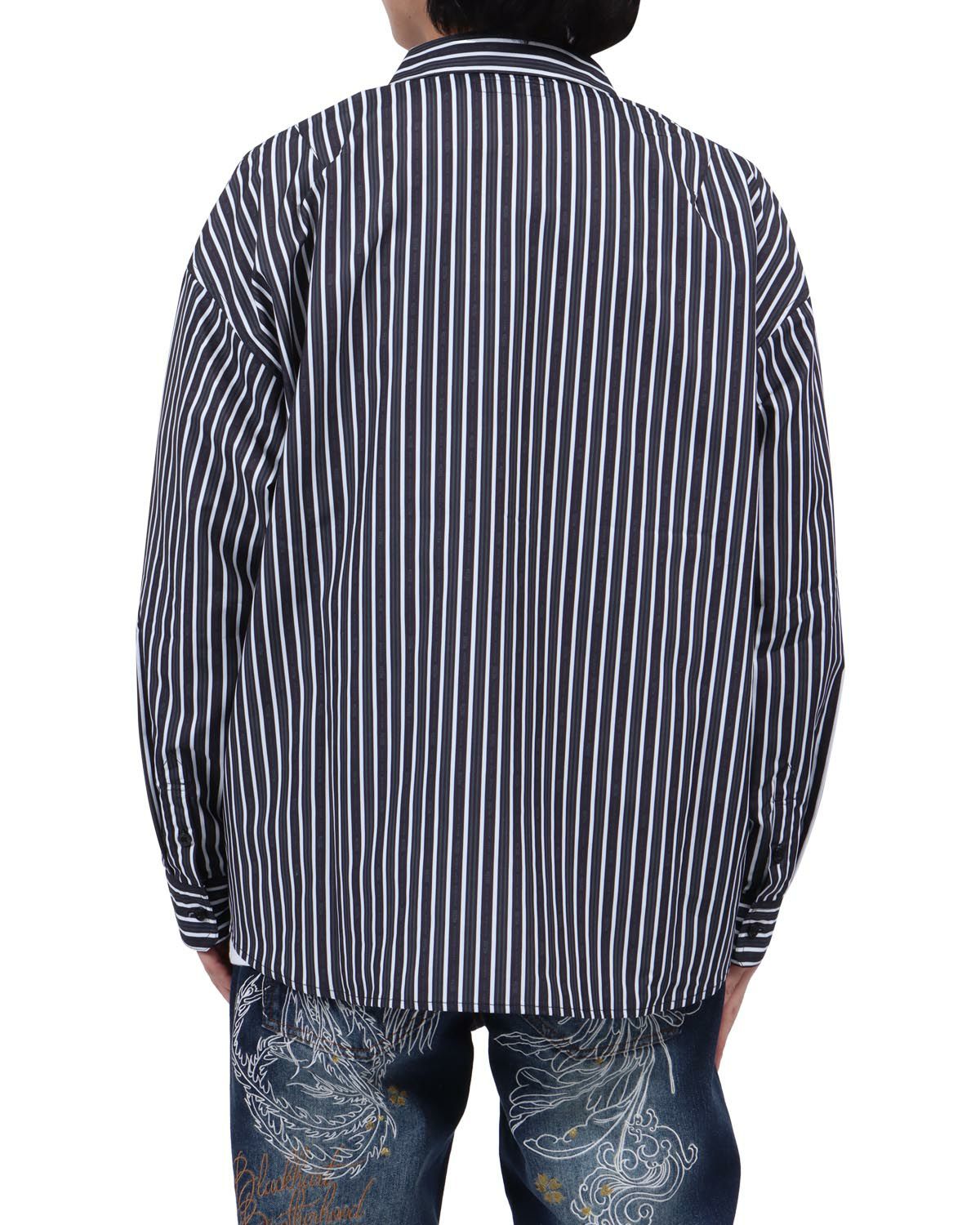 MCD] ビッグシルエット ストライプ シャツ | PEET ONLINE STORE