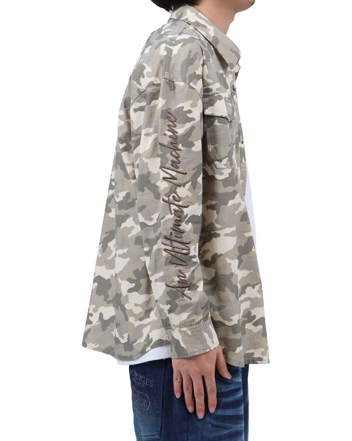 サンドベージュ：173cm63kg(Lサイズ着用)