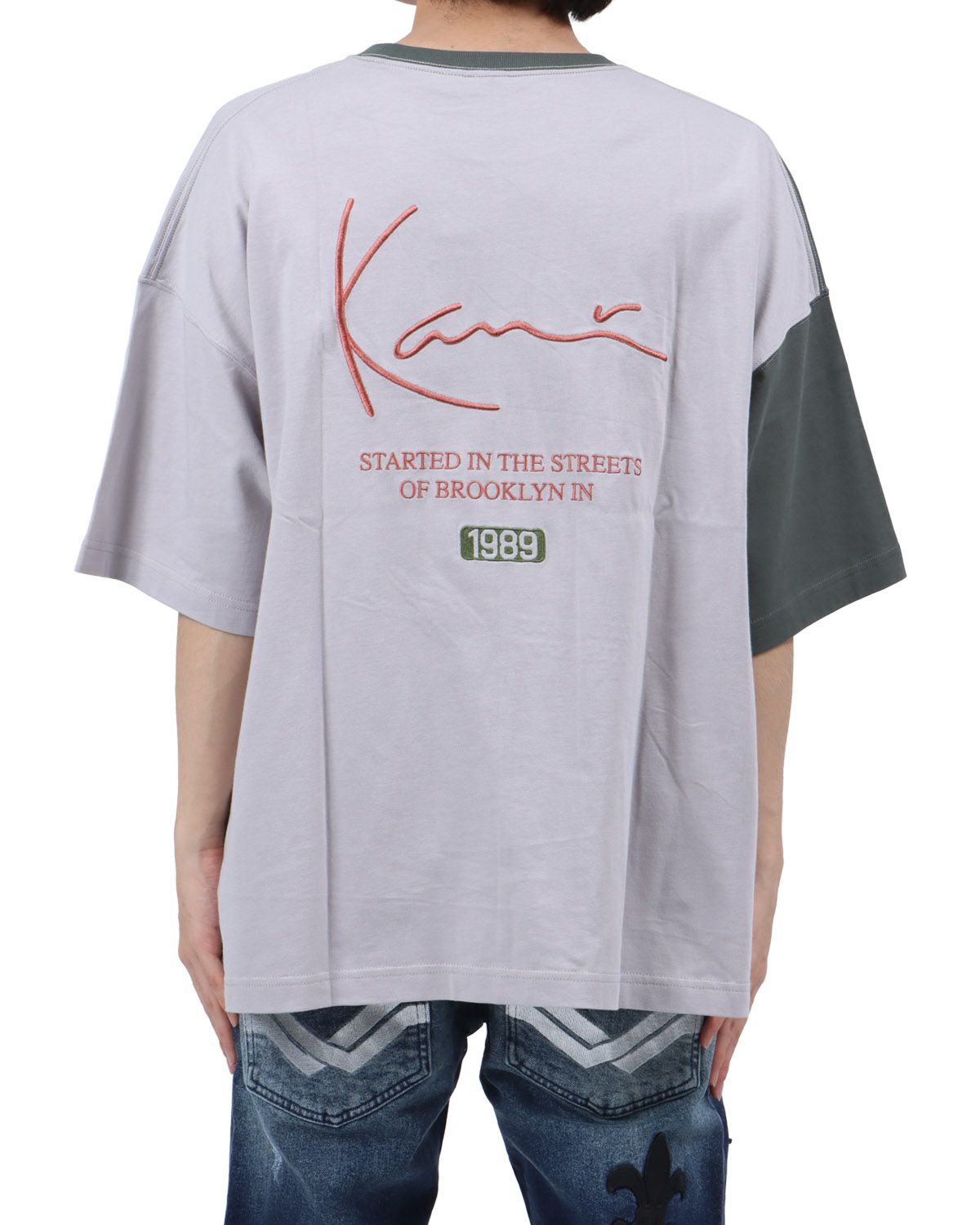 杢グレー：173cm63kg(Lサイズ着用)