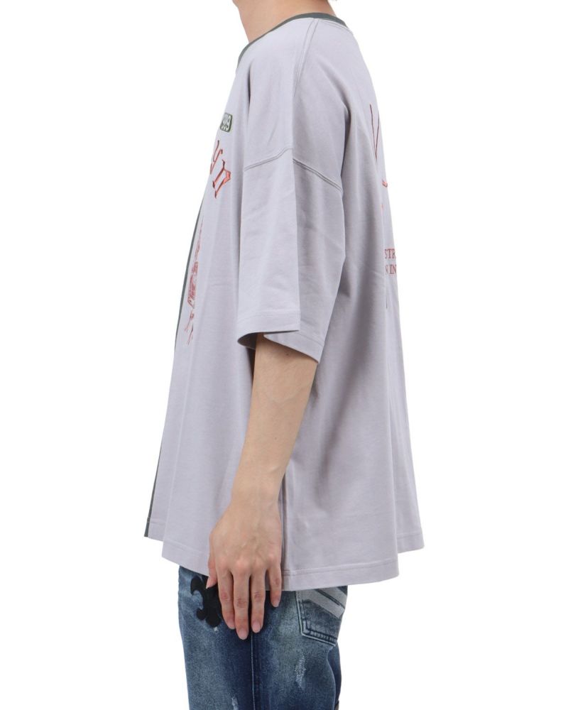 杢グレー：173cm63kg(Lサイズ着用)