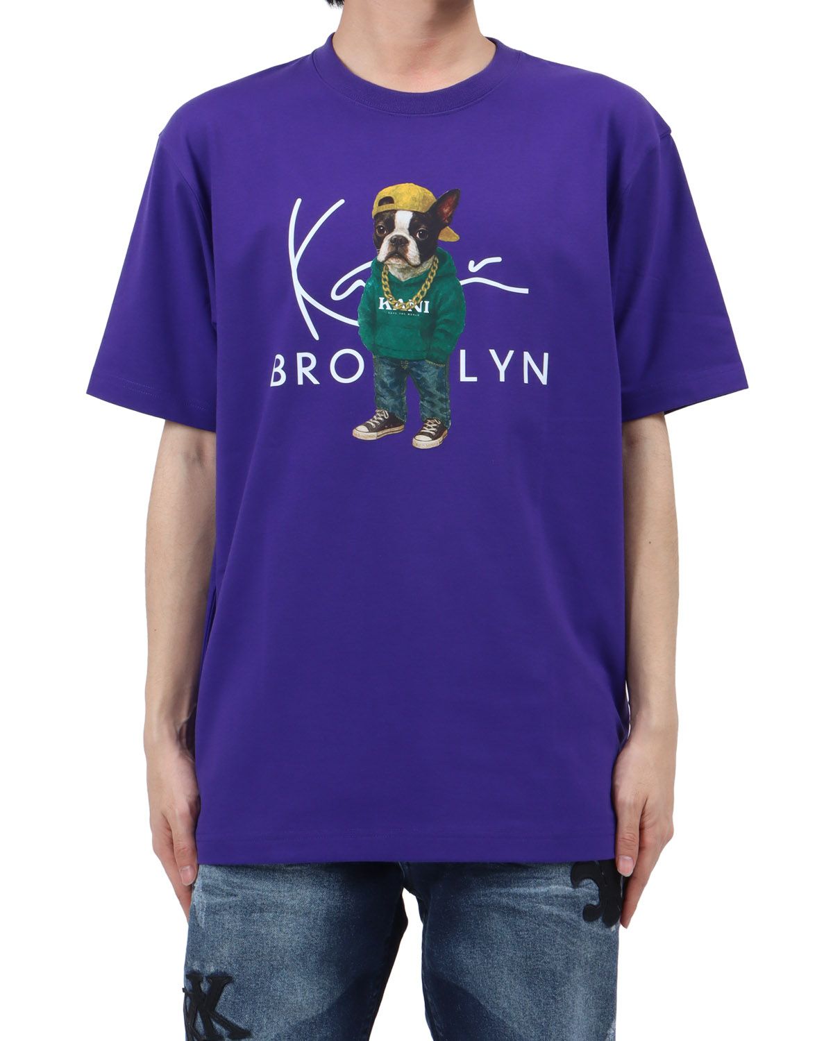 パープル：173cm63kg(Lサイズ着用)