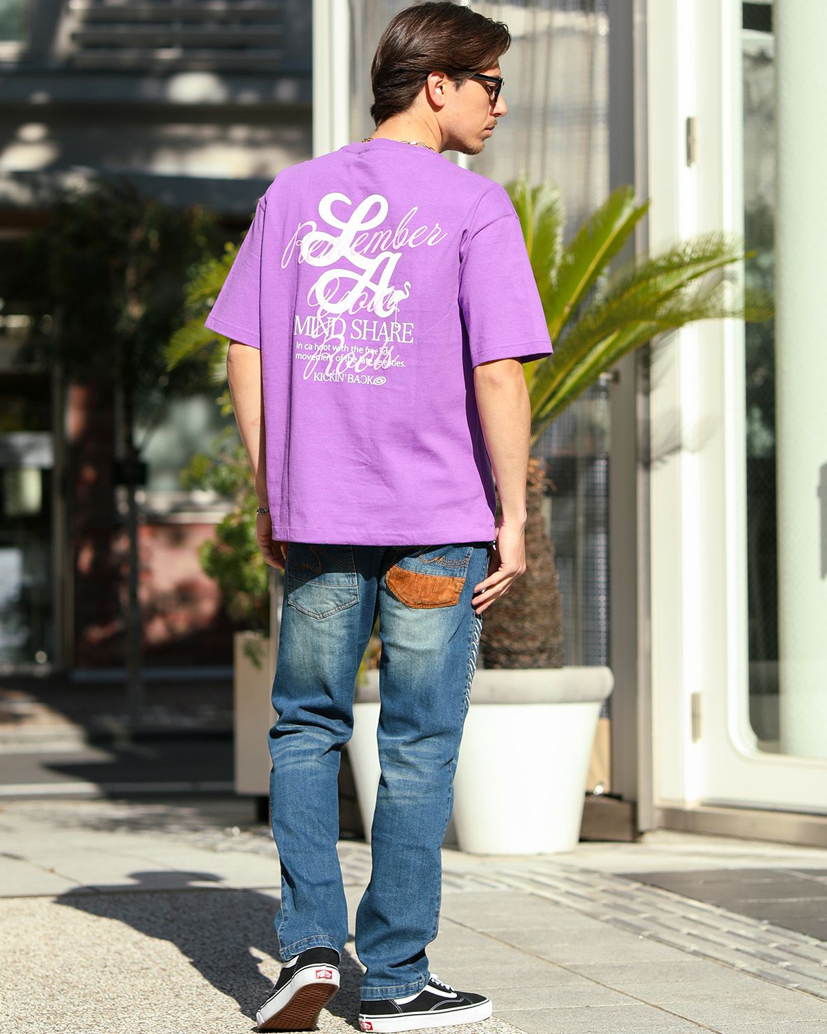 パープル：180cm/70kg(Lサイズ着用)