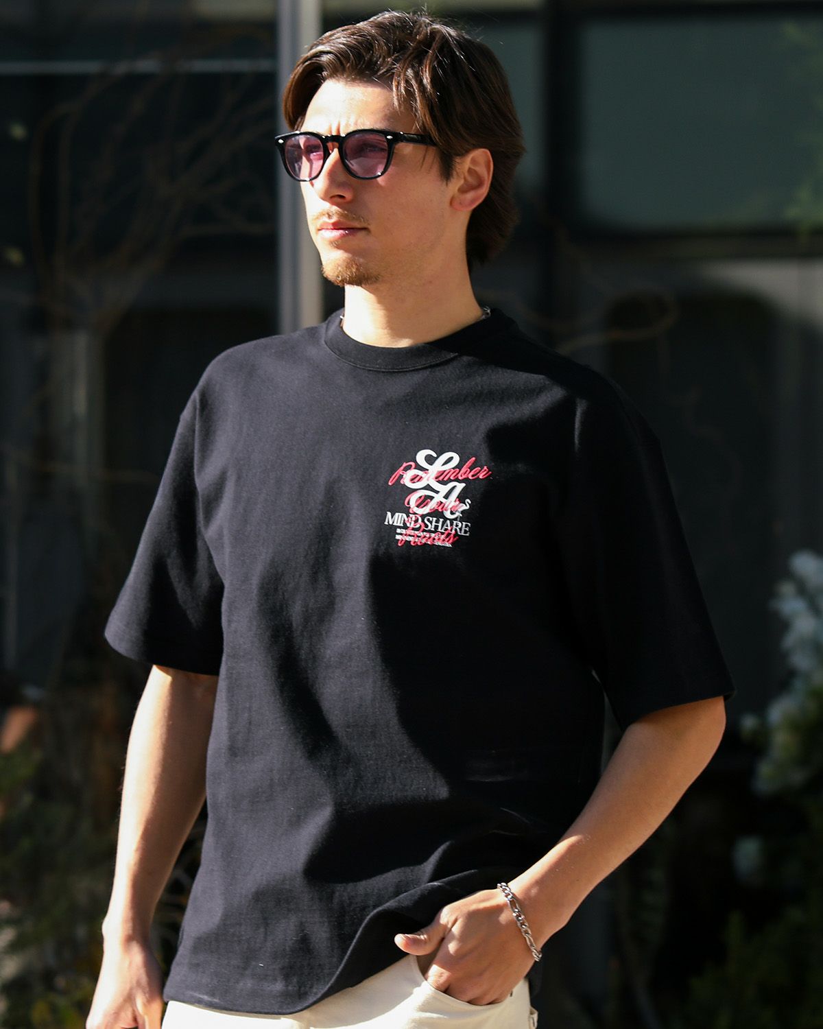 ブラック：180cm/70kg(Lサイズ着用)