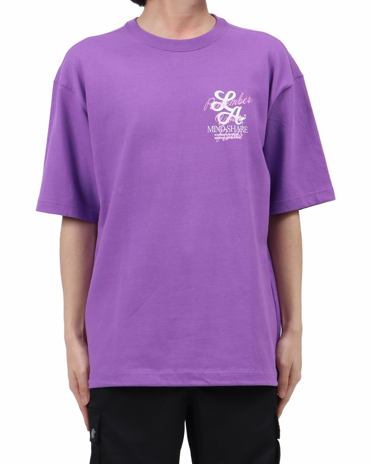 パープル：173cm63kg(Lサイズ着用)