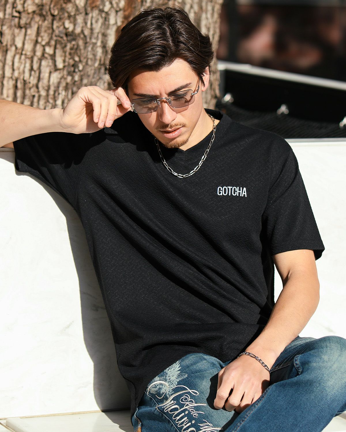 ブラック：180cm/70kg(Lサイズ着用)