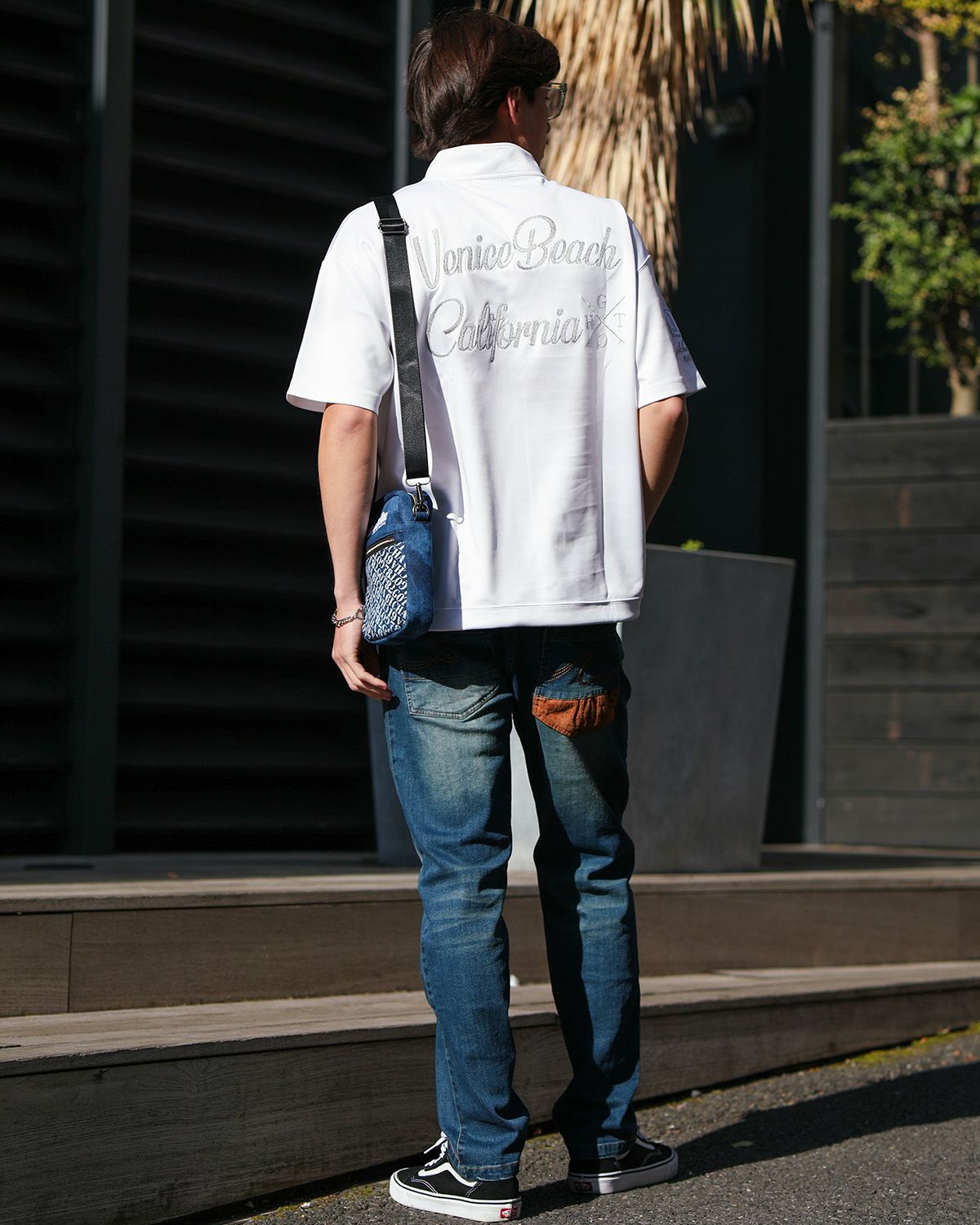 ホワイト：180cm/70kg(Lサイズ着用)