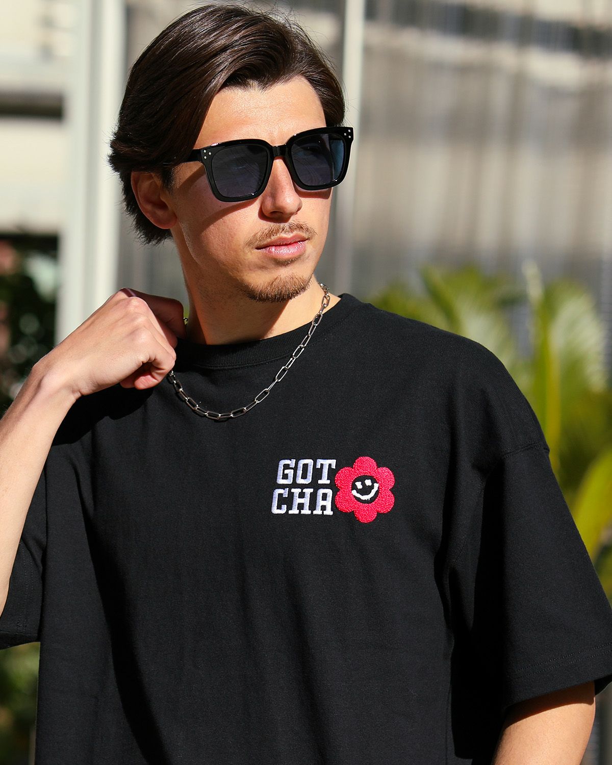 ブラック：180cm/70kg(Lサイズ着用)