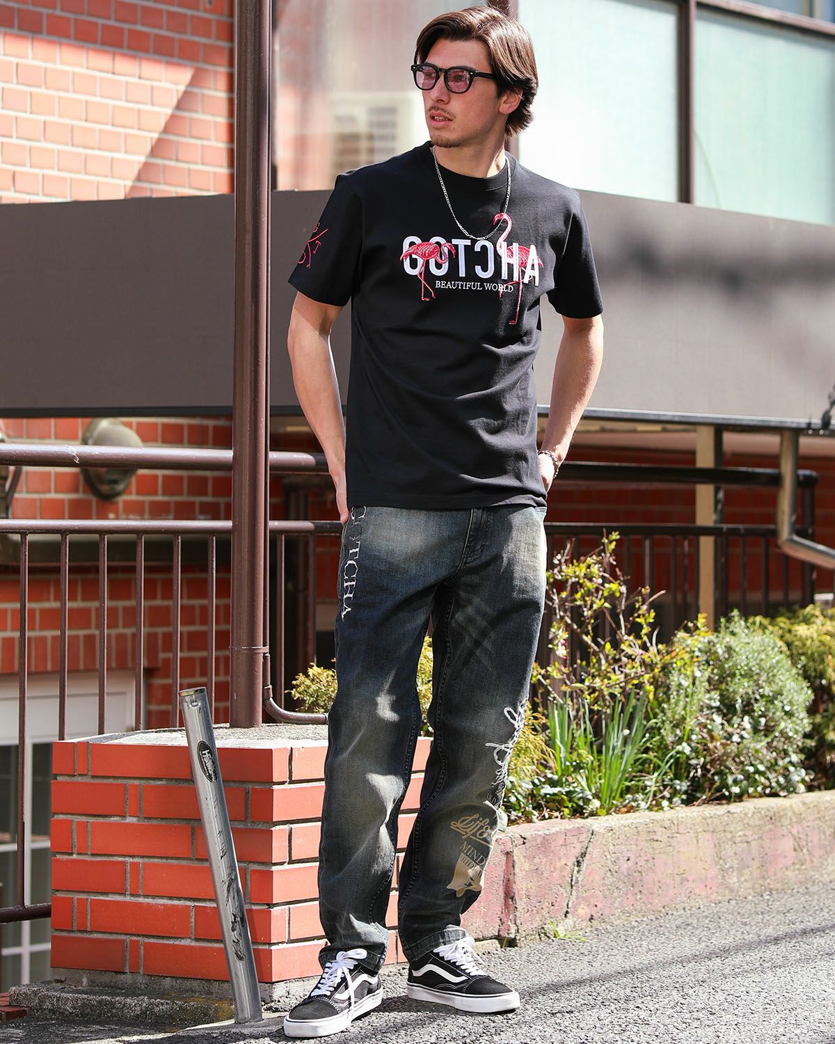 ブラック：180cm/70kg(Lサイズ着用)