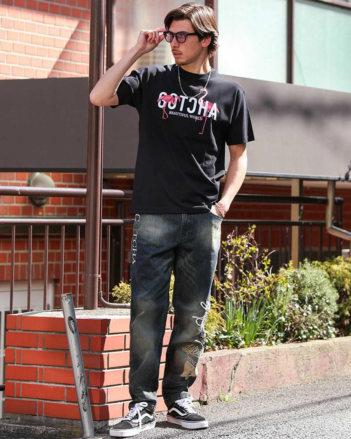 ブラック：180cm/70kg(Lサイズ着用)