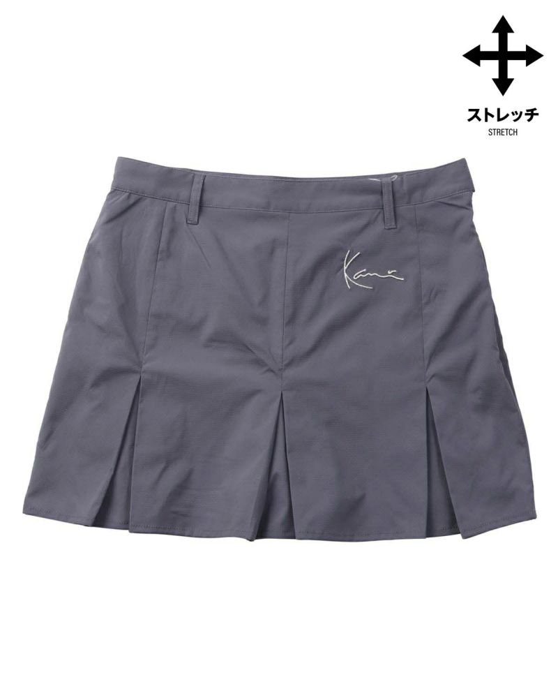 ウィメンズ ストレッチ プリーツ ミニスカート