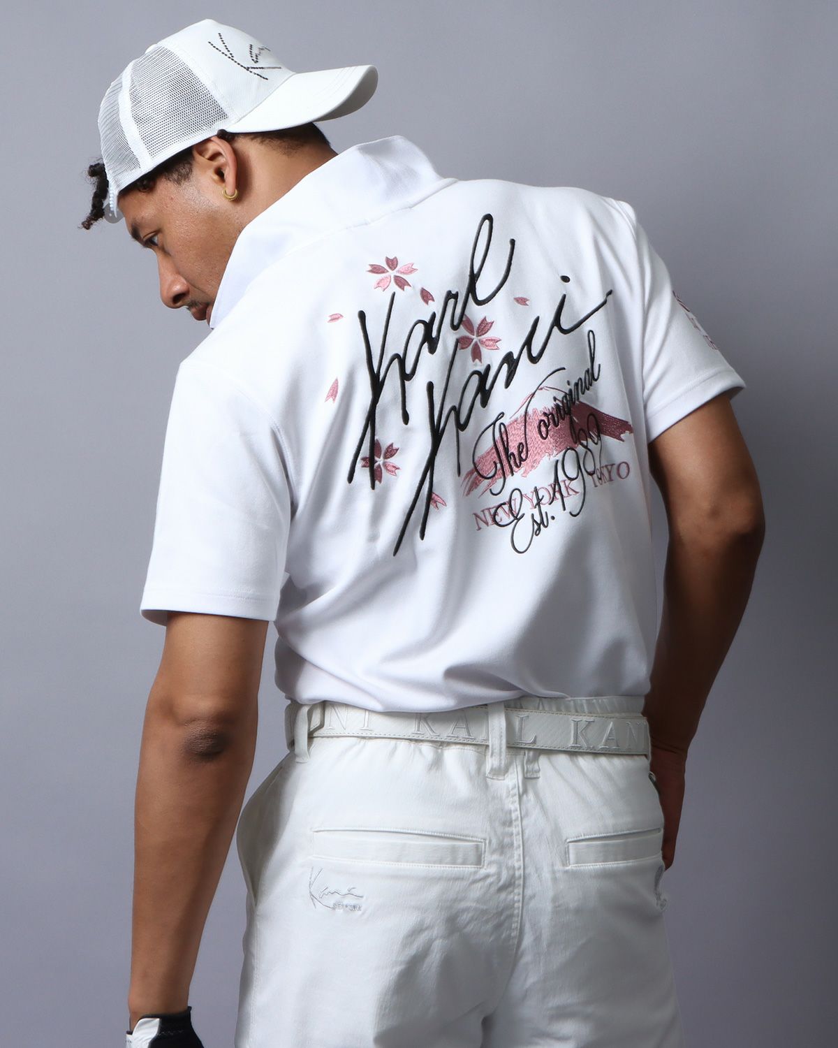 ホワイト：180cm(Lサイズ着用)