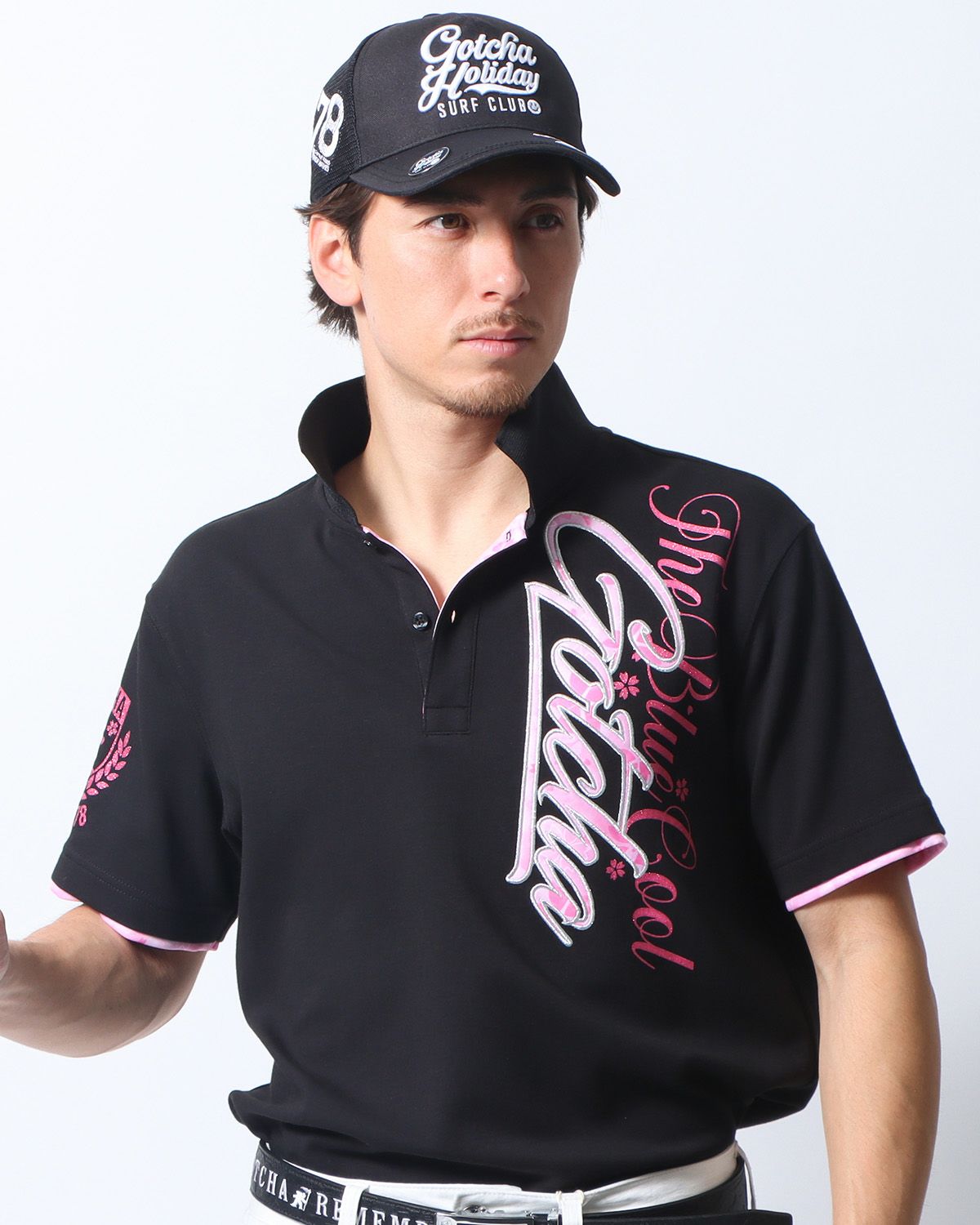 ブラック：180cm/70kg(Lサイズ着用)