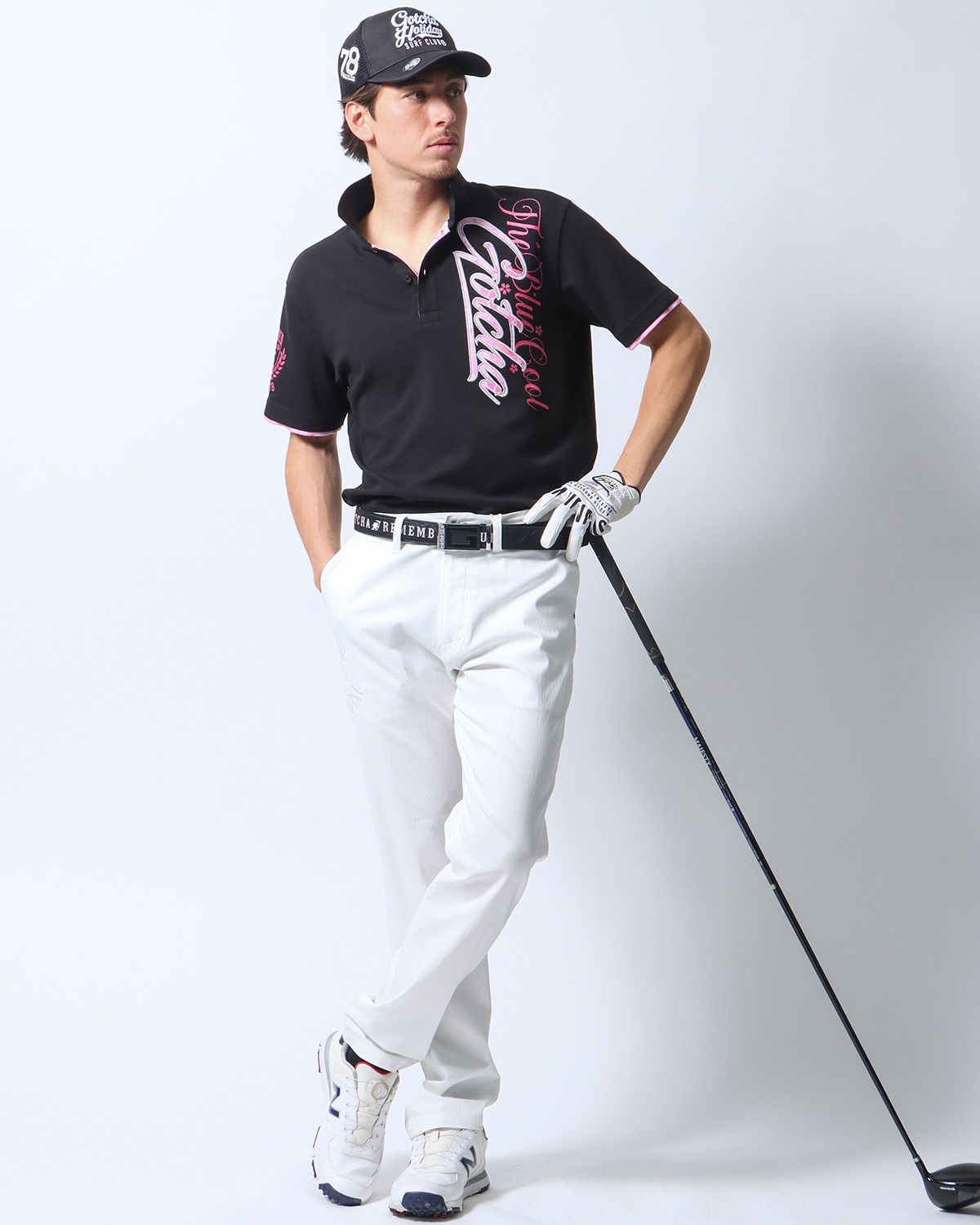 ブラック：180cm/70kg(Lサイズ着用)