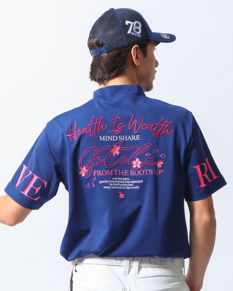 ネイビー：180cm/70kg(Lサイズ着用)