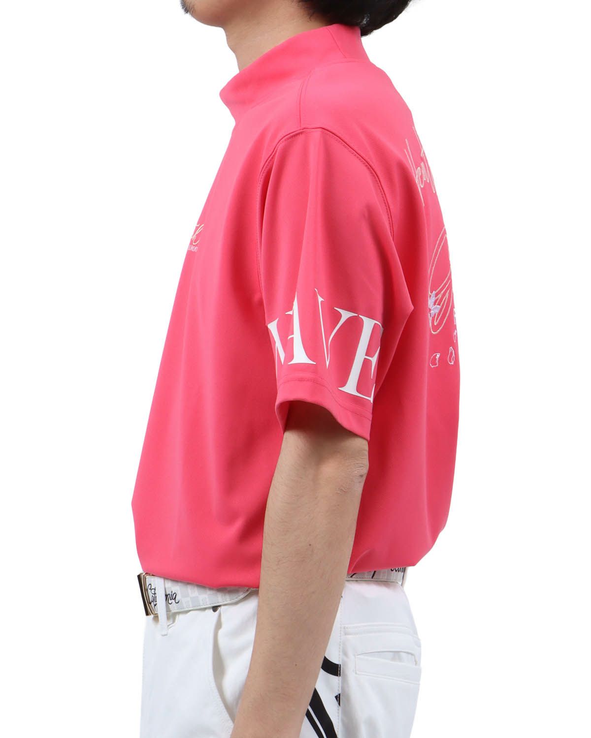 ピンク：173cm63kg(Lサイズ着用)