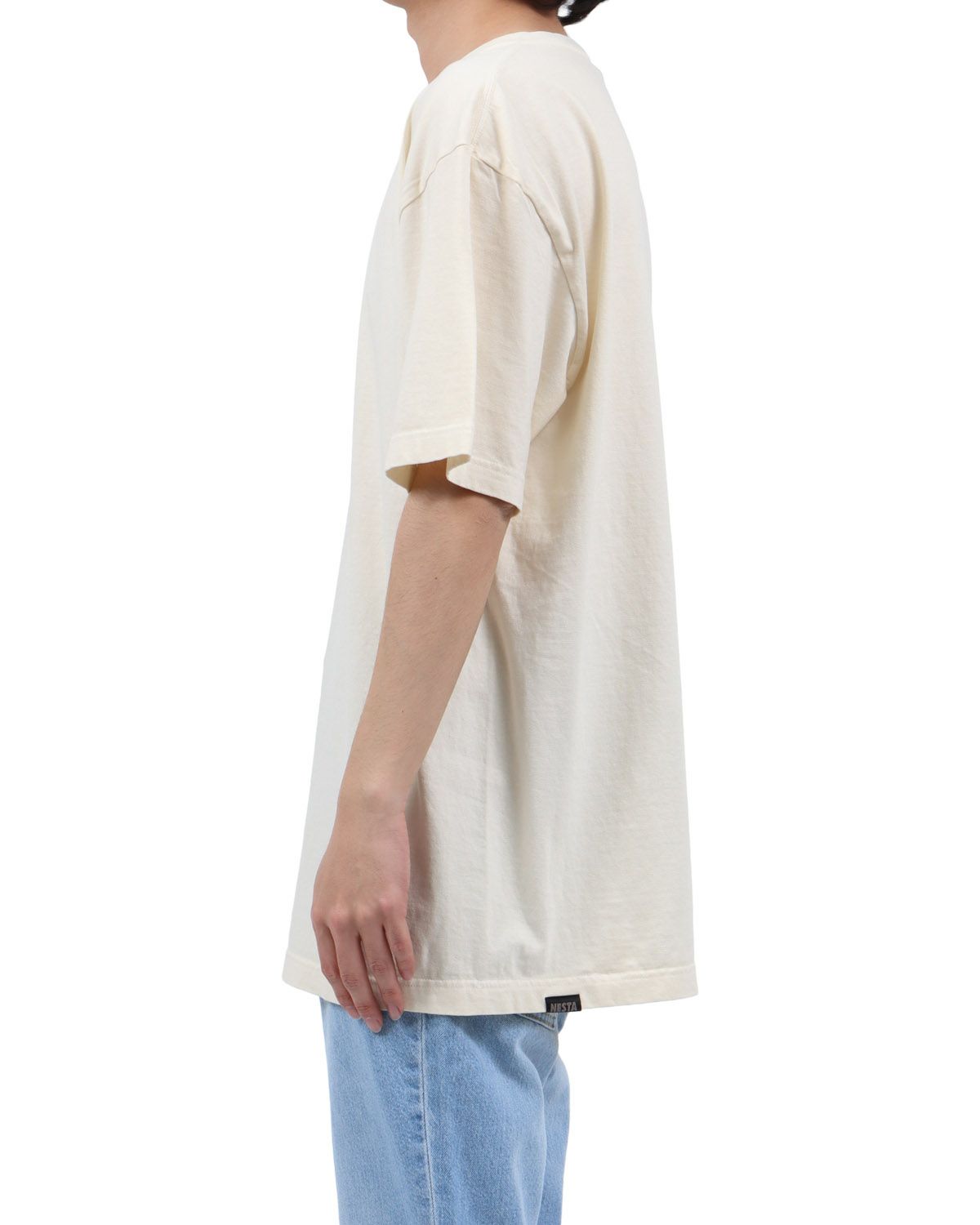 オフホワイト：173cm63kg(Lサイズ着用)