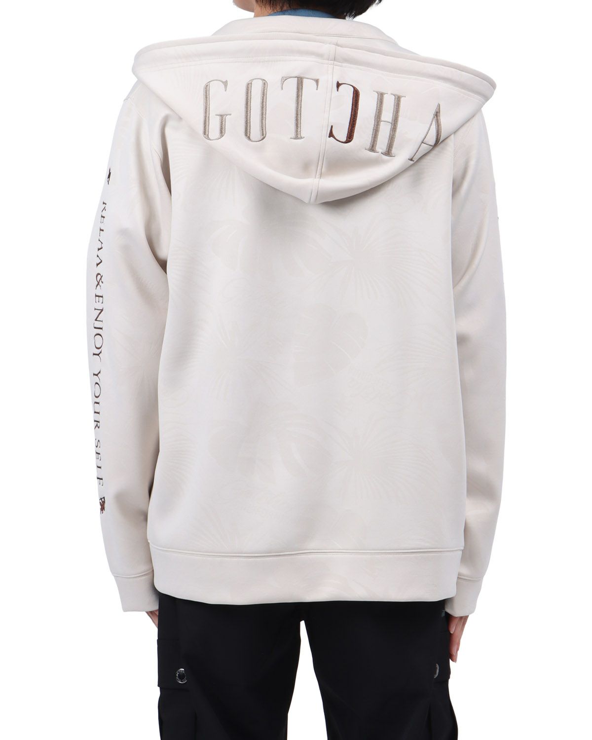 サンドベージュ：173cm63kg(Lサイズ着用)