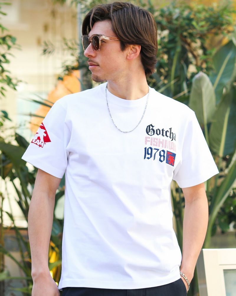 ホワイト：180cm/70kg(Lサイズ着用)