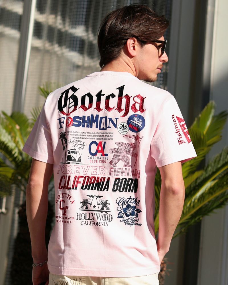 ベビーピンク：180cm/70kg(Lサイズ着用)