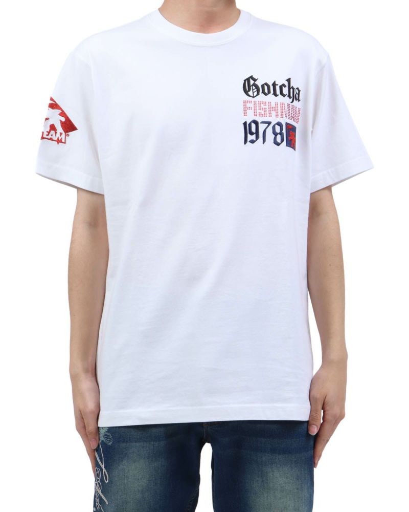 ホワイト：173cm63kg(Lサイズ着用)