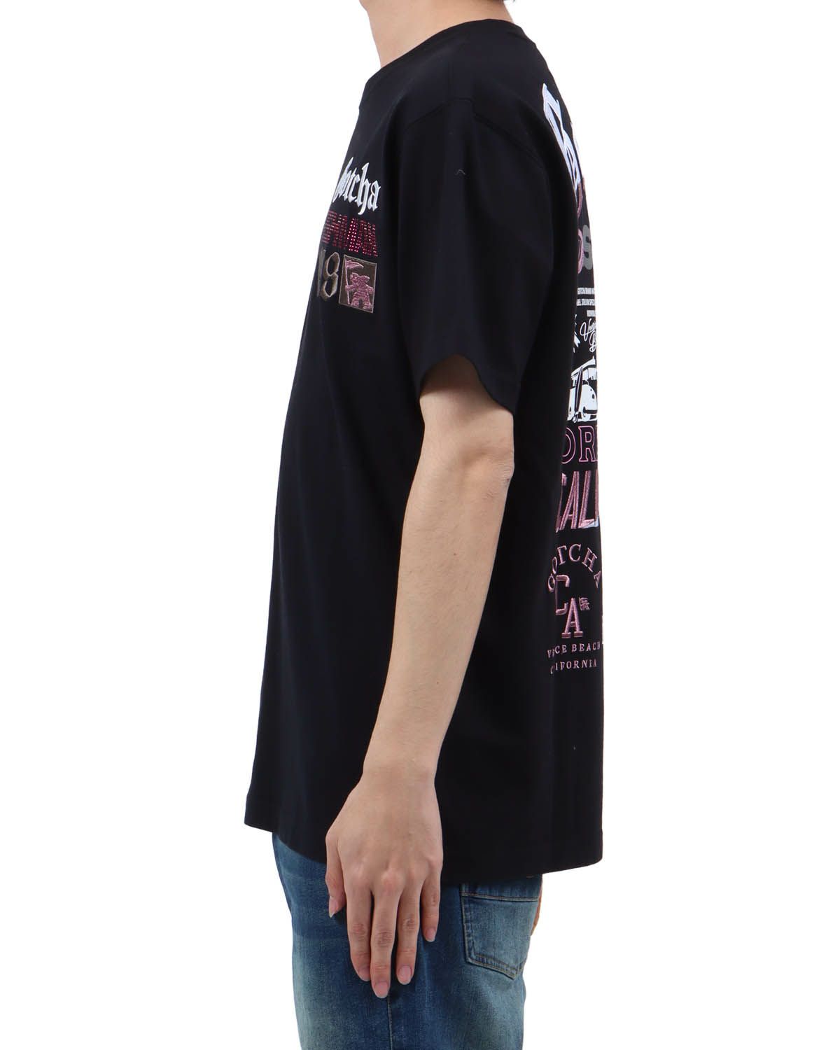 ブラック：173cm63kg(Lサイズ着用)